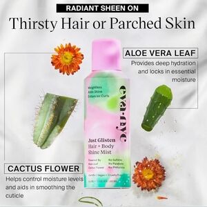 🆕️Eva NYC ✨️Just Glisten ✨️Hair and Body Shine Mist